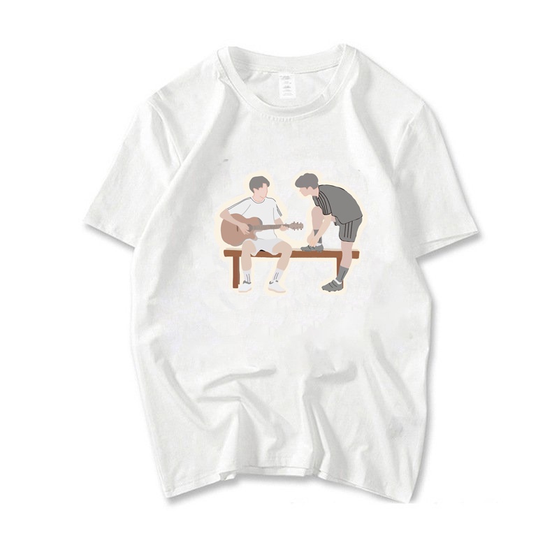 Áo thun phông trắng in hình BRIGHTWIN 2gether BL Thái Lan chibi anime thời trang nam nữ cá tính