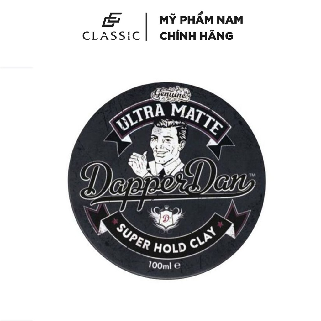 Sáp vuốt tóc Dapper Dan Ultra Matte Clay 100ml