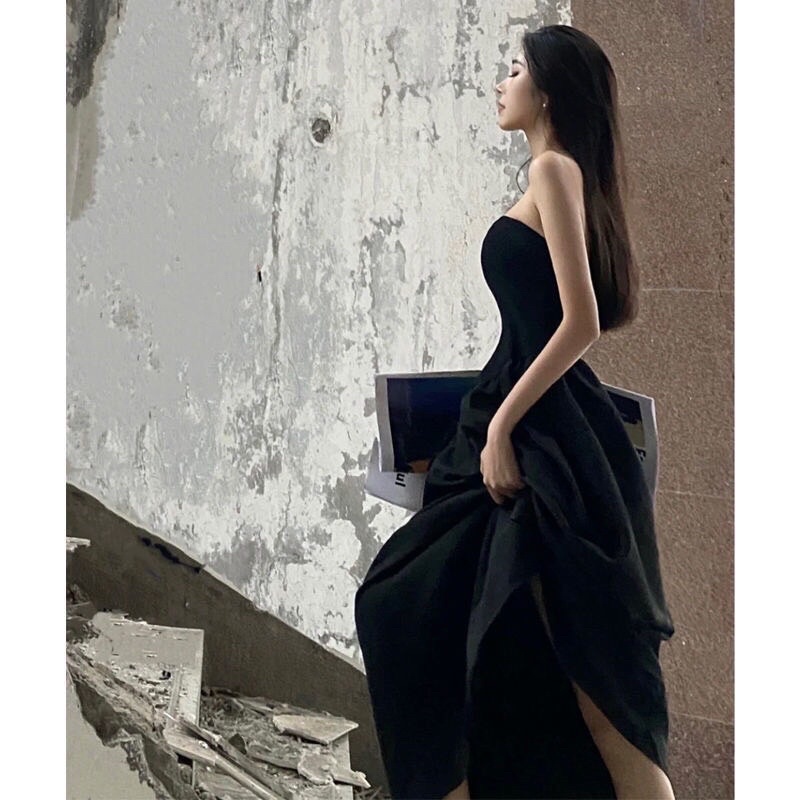 Đầm 2 dây xoè dài công chúa - CarotShop