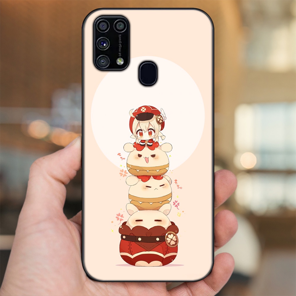 Ốp lưng Samsung M31 viền đen in hình Klee Genshin Impact