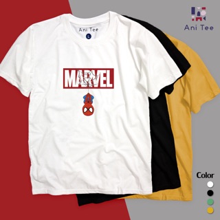 Áo thun cotton spider man đu tơ hoạt họa