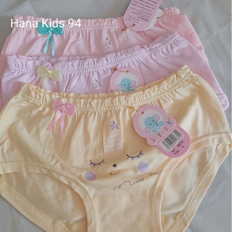 [Set]Quần lót tam giác bé gái cotton cao cấp mềm mại thoáng khí - Quần chíp trẻ em bảo vệ vùng kín size 8 - 30 kg