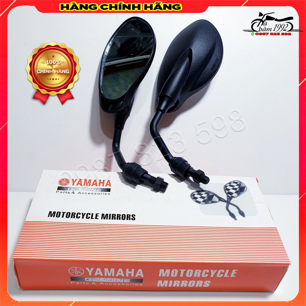 Gương (Kính) Yamaha (Yaz) Zin Gắn Honda - Yamaha ( Có Bán Lẻ 1 Chiếc Trái )