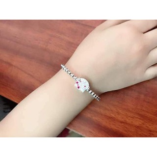 Lắc tay bạc kitty cho bé