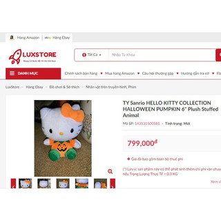 Thú Nhồi Bông Hello Kitty