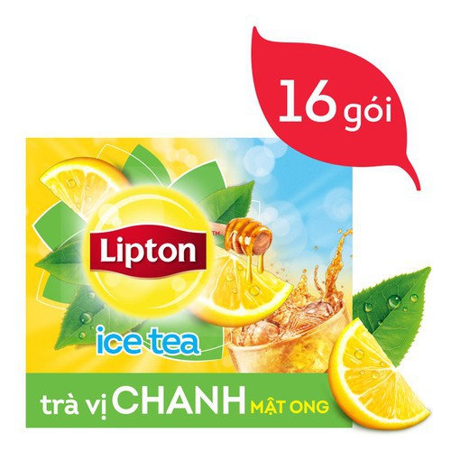 Trà chanh mật ong/ĐÀO/XOÀI  Lipton Ice Tea (16 Gói x 14g)