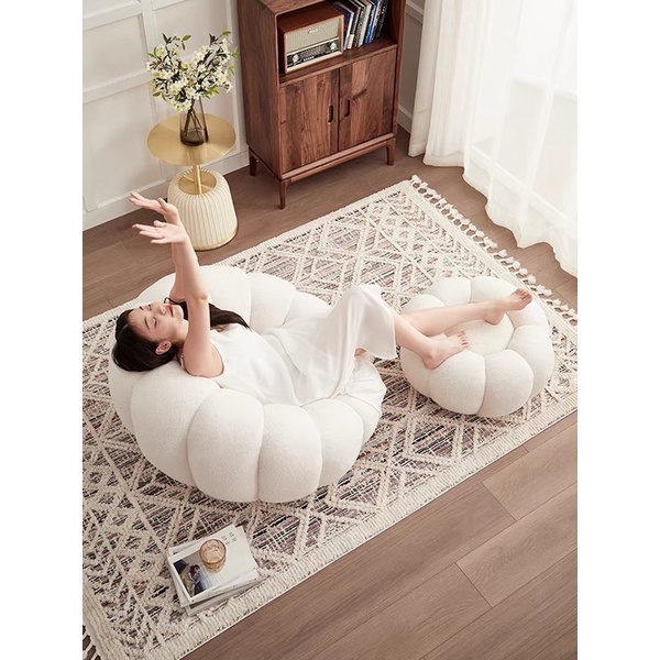 Ghế sofa thư giãn đọc sách Pumpkin nhiều màu phong cách Bắc Âu