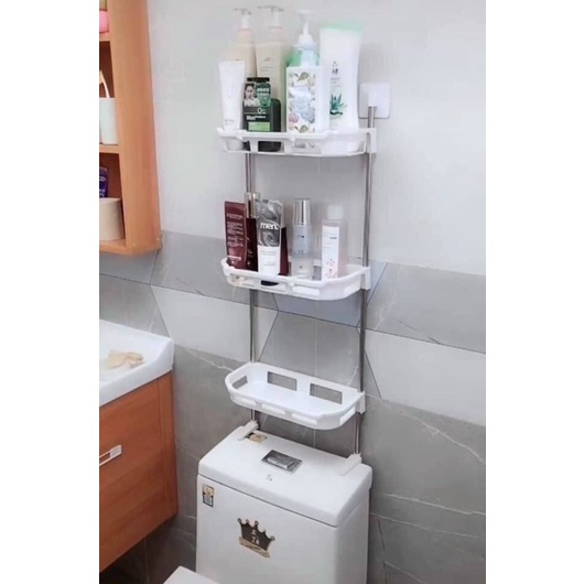 KỆ ĐỂ ĐỒ NHÀ TẮM SAU TOILET