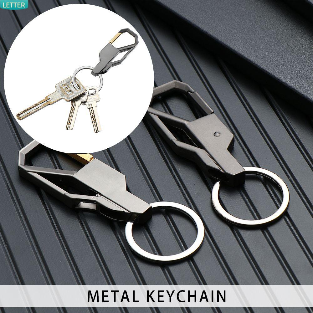 Móc khóa chất lượng cao 4 kiểu tùy chọn dùng để treo chìa khóa xe hơi DIY cho nam