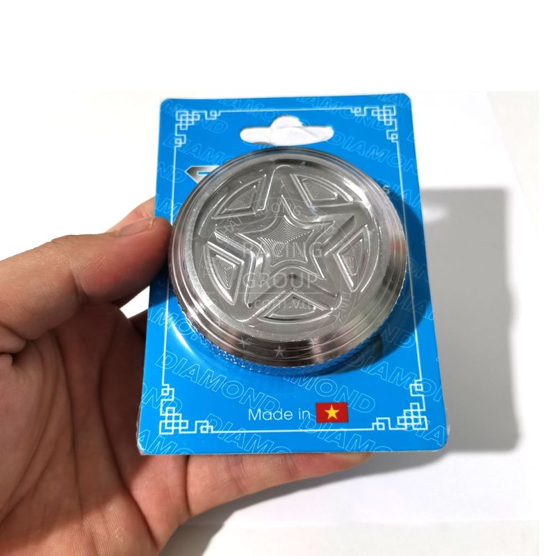 Nắp đậy bình xăng CNC Salaya mẫu phay sao cho Wave, Sirius, Airblade, Dream, Exciter 150 và nhiều xe khác inox 304