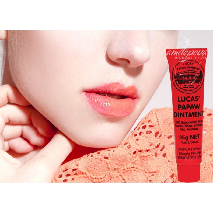 Kem Dưỡng Da Đu Đủ Đa Công Dụng Bôi Ngoài Da Lucas' Papaw Ointment Giúp Mờ Sẹo, Chàm, Nẻ 25g Chính Hãng - Wincy Mart