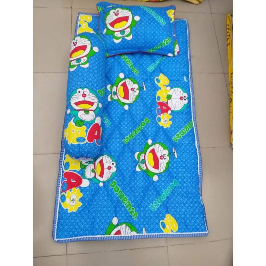 BỘ NỆM THẮNG LỢI CHO BÉ ĐI HỌC CAO CẤP 100% COTTON thoáng mát, Chống hơi đất, Chống trượt, Giặt máy nhanh khô