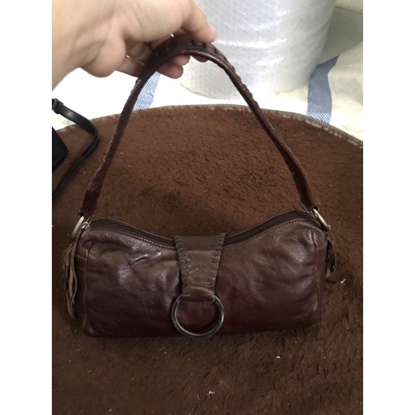 Túi si da mộc dẻo hiệu mang vai
