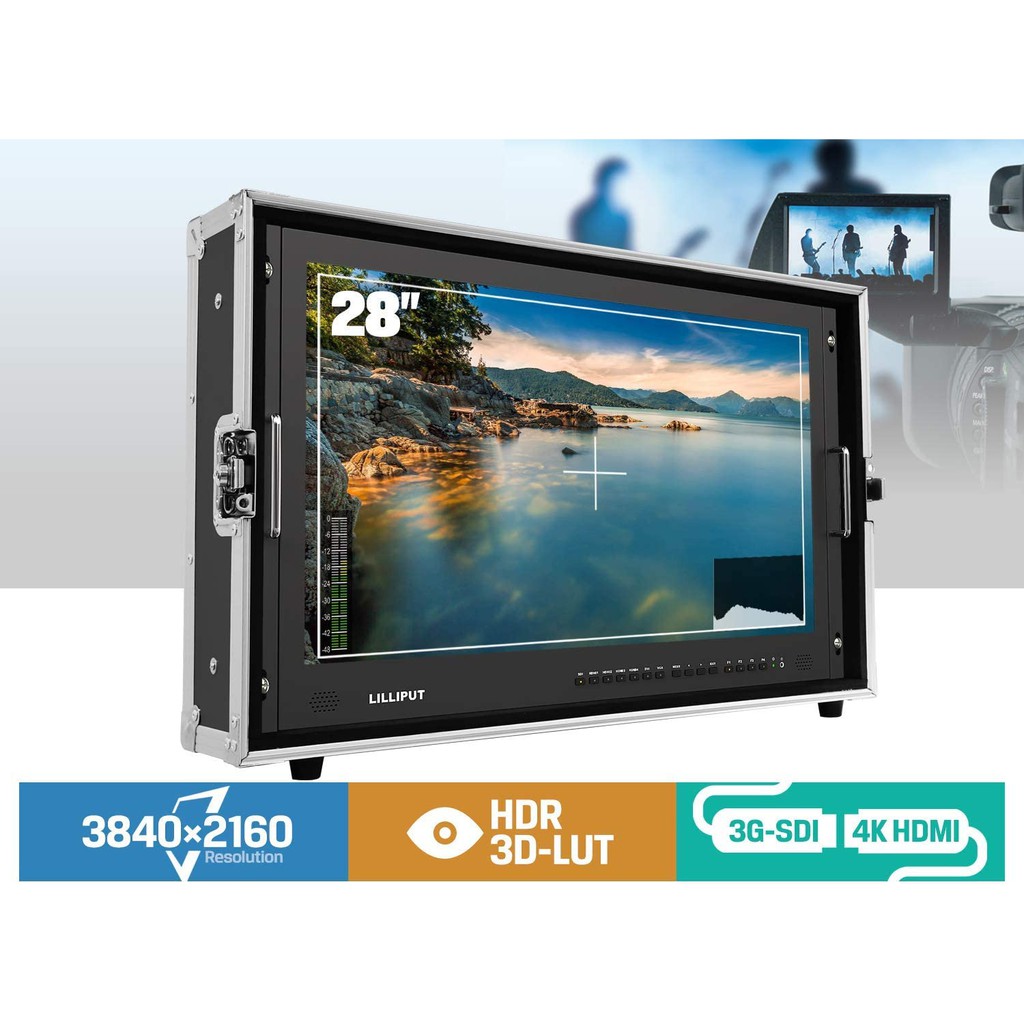 Màn Hình Truyền Hình Ảnh Lilliput BM280-4KS - 28" 4K monitor with 3D LUTS and HDR