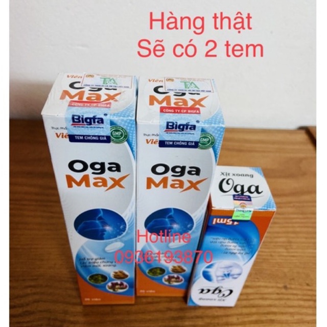 VIÊN SỦI OGA MAX - 2 Sủi tặng 1 Xịt