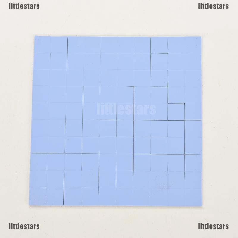 100 Miếng Dán Silicon Dẫn Nhiệt Dày 1mm Cho chip Tản Nhiệt chip 10x10cm