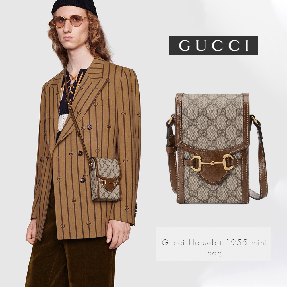 Túi G.c horsebit 1955 mini bag, túi xách mini đựng vừa điện thoại cao cấp - FULLBOX