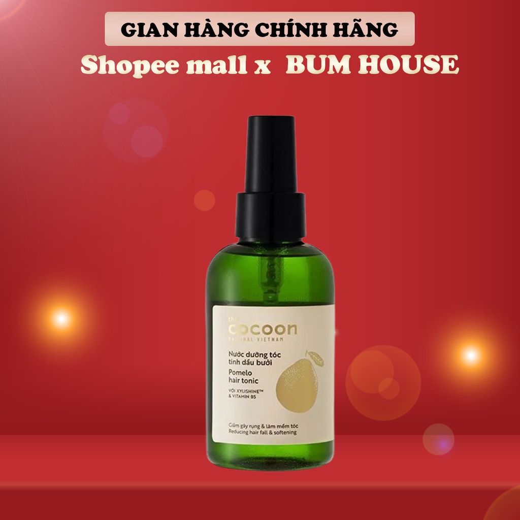 Nước dưỡng tóc tinh dầu bưởi Cocoon 140ml