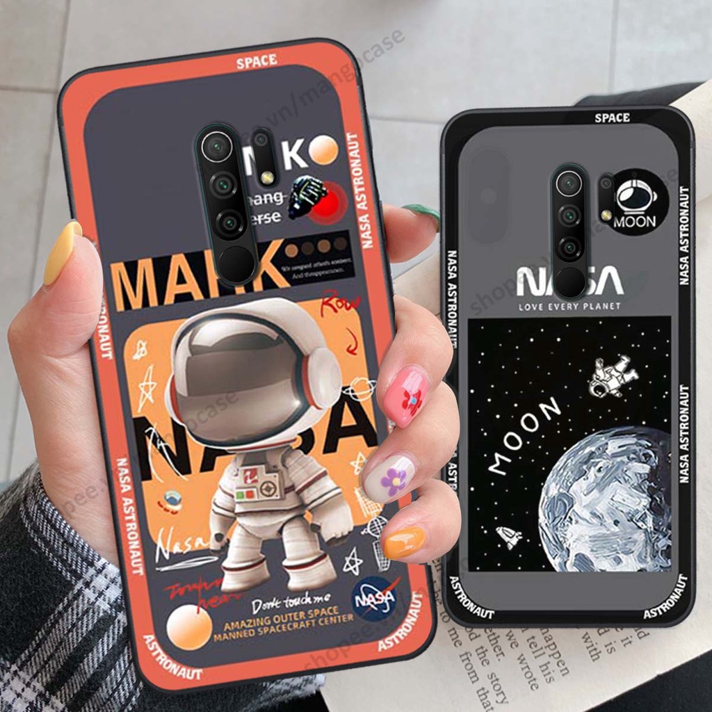 Ốp lưng Xiaomi Redmi 9 hình nasa, vũ trụ, robot siêu độc đáo đáng yêu