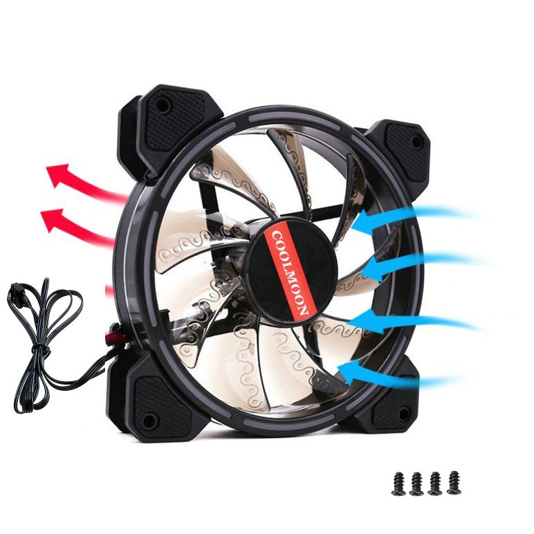 M20 Quạt Tản Nhiệt Coolmoon RGB V9 FAN RGB V9 giá cực sốc