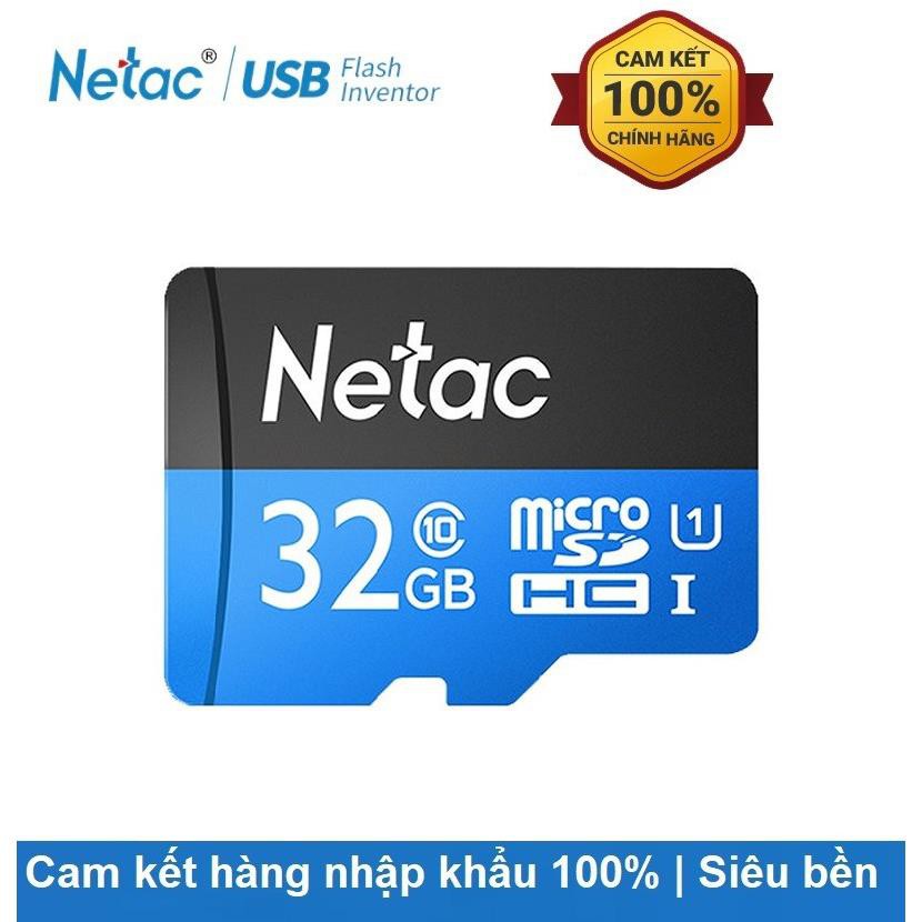 Thẻ nhớ micro sd Netac 32GB U1 Class10 | BH 5 năm