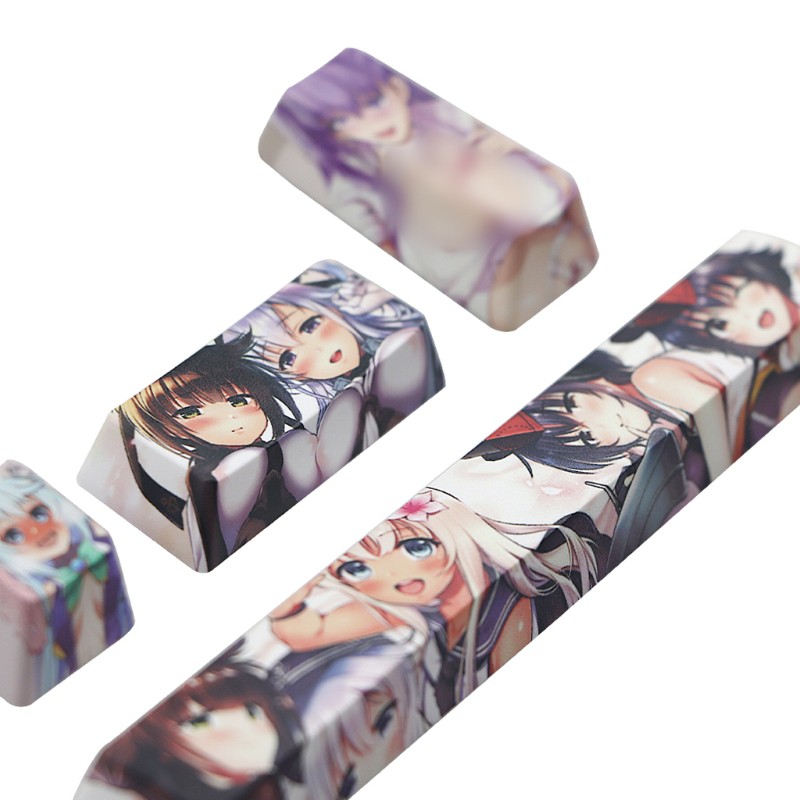 Bộ 4 Nút Bảo Vệ Bàn Phím Máy Tính Ahegao 6.25u