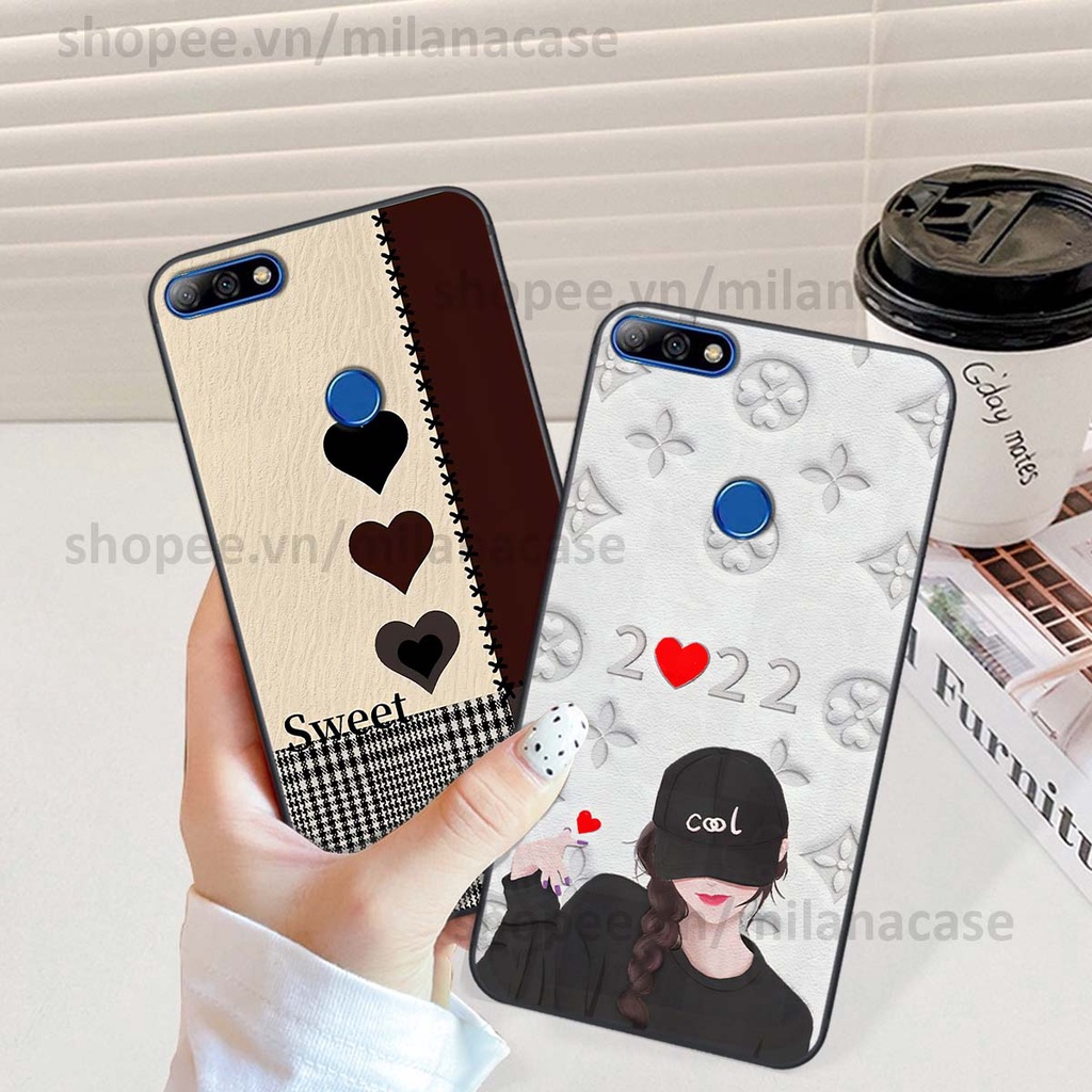 Ốp Huawei Y7 Prime 2018 / Y7 Pro 2018 hình trái tim be love tình yêu siêu đẹp, cá tính, thời trang