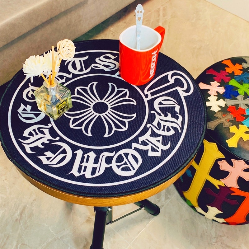 Ghế đệm da Chrome hearts bản VIP decor