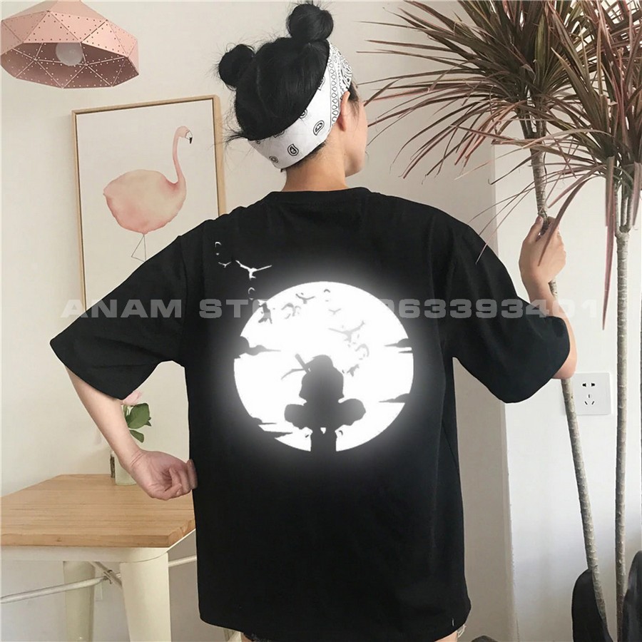 Áo thun Phản Quang Tay Lỡ Nam Nữ Kakashi