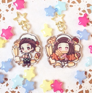 Móc khoá Kamado Tanjiro & Nezuko