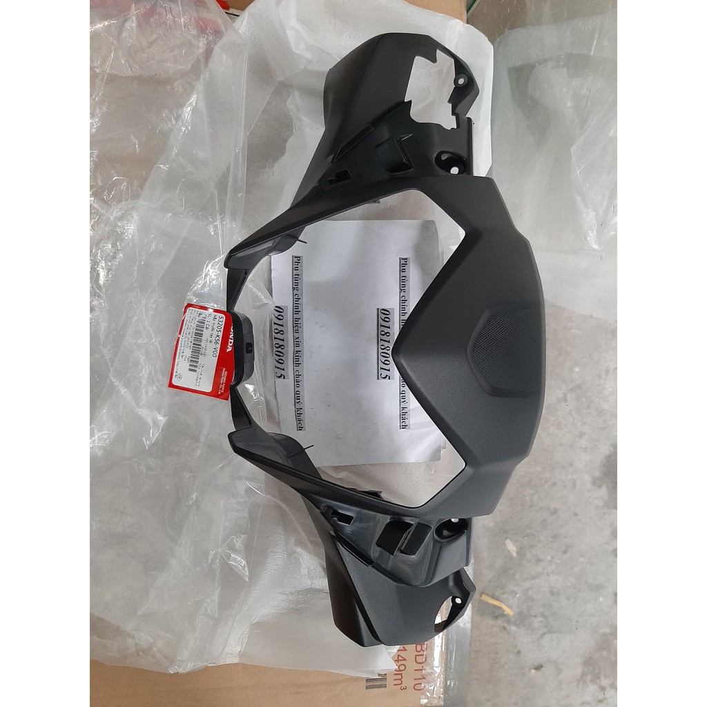 Nắp trước tay lái ốp pha winner v1 màu đen honda