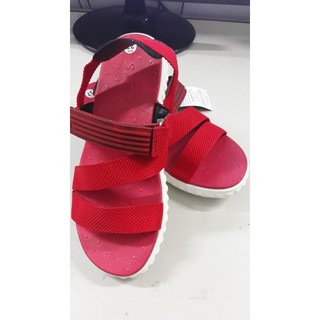 Dép Sandal Satl Unisex Nam Nữ Quai Ngang Đỏ ( có Video )