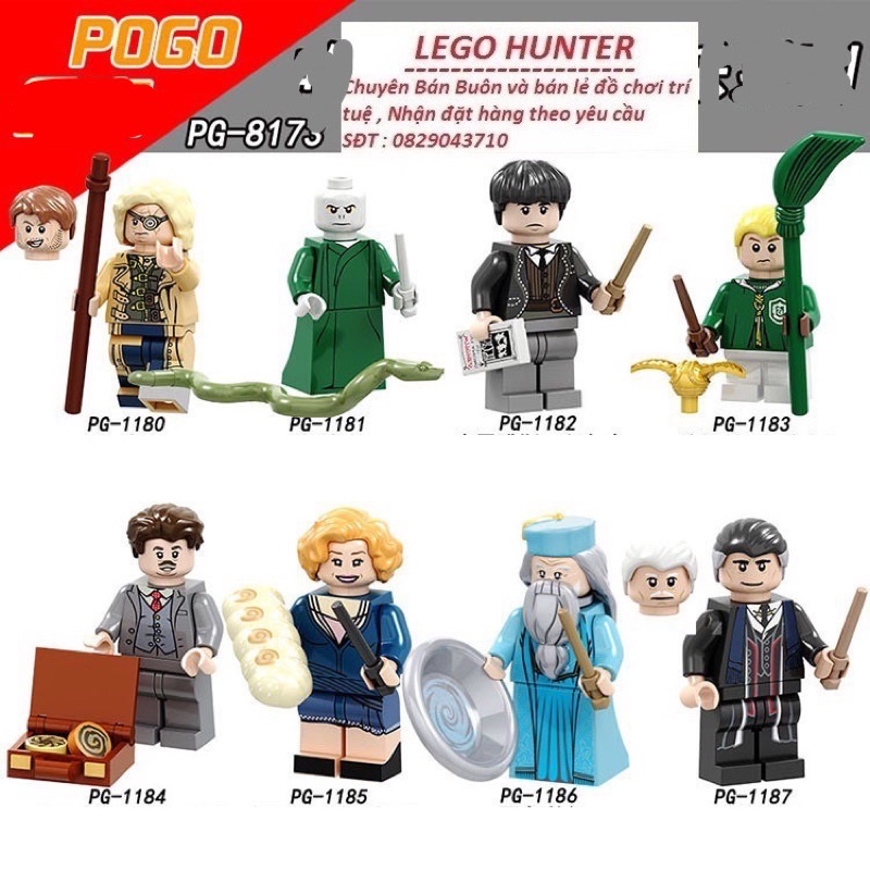 NonLego Minifigures mô hình lắp ráp các nhân vật phim Harry Potter PG 8173