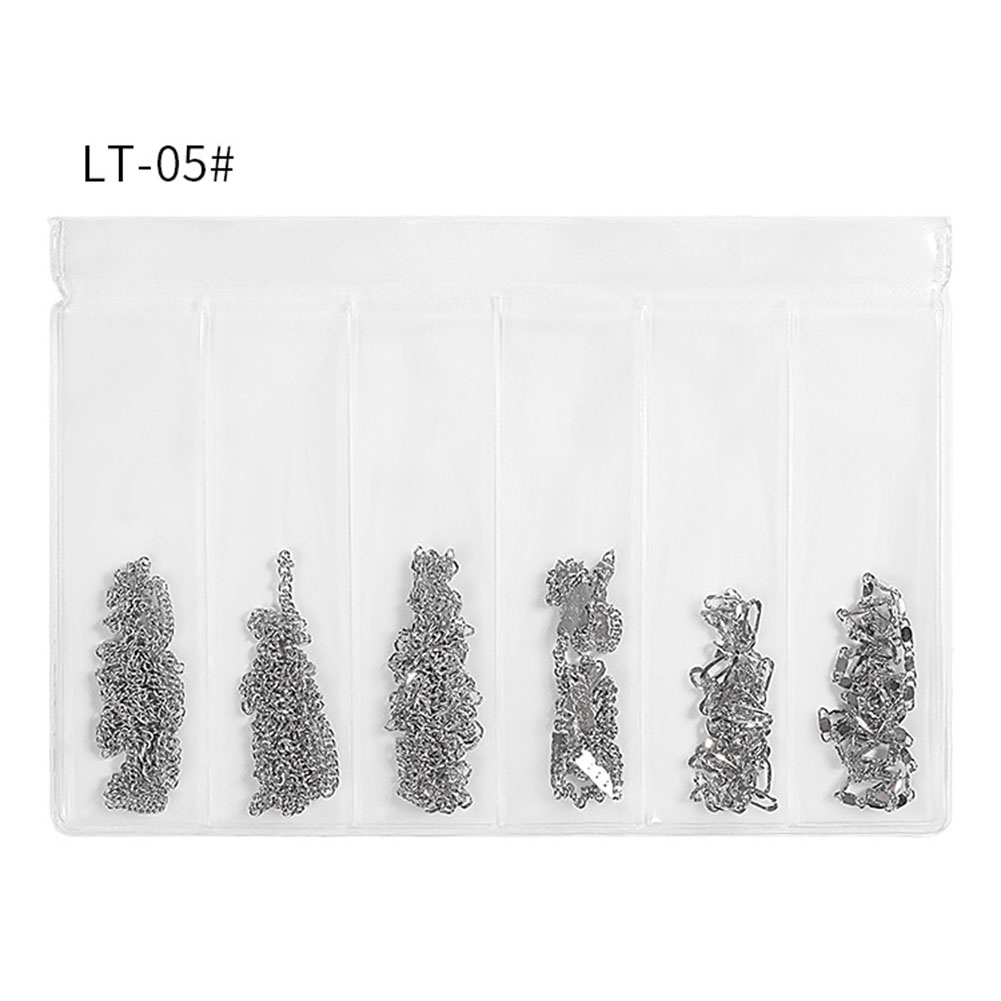 [Hàng mới về] Dây xích hợp kim 3D nhiều kích cỡ màu sắc đính móng nghệ thuật