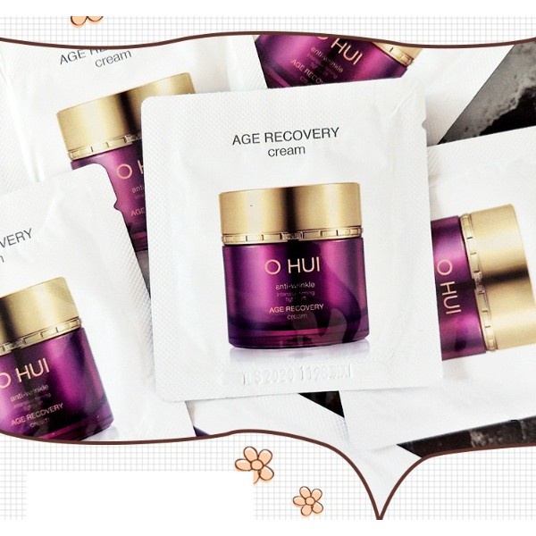 Gói Kem Dưỡng Ohui Tím Chống Lão Hóa Giảm Nếp Nhăn Trẻ Hóa Làn Da Ohui Age Recovery Cream