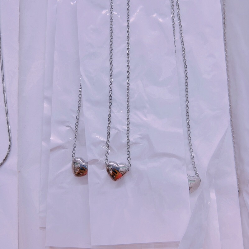 Dây chuyền titan nữ cam kết không đen không gỉ Kami