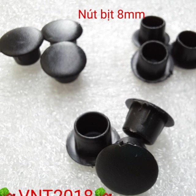 Nút nhựa dẻo 8mm chụp đầu vít/lỗ khoan