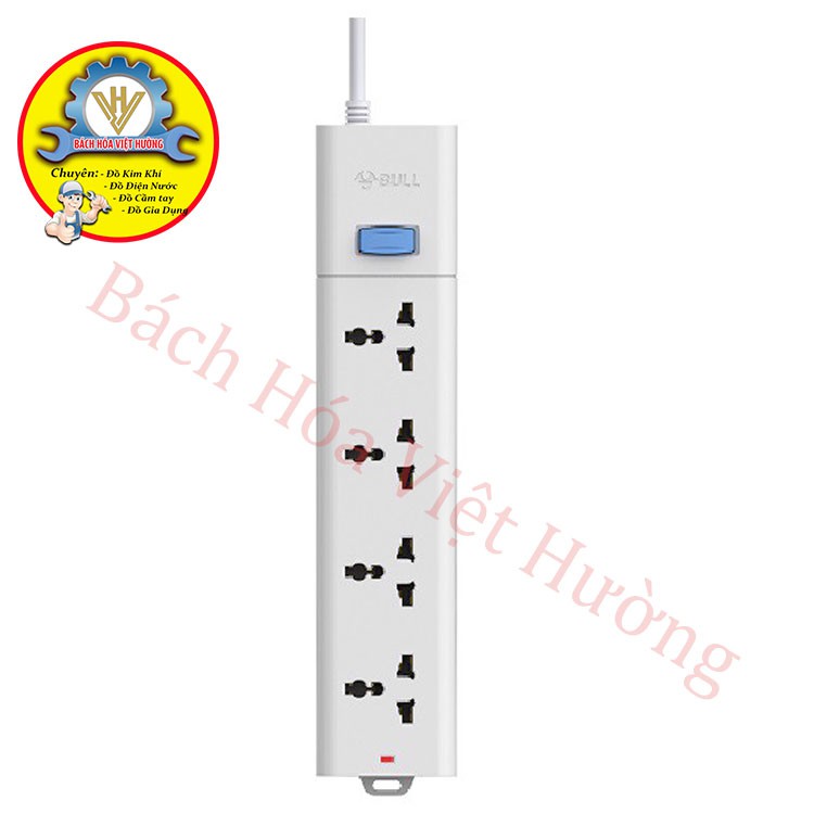 Ổ Cắm Điện Đa Năng 4 Lỗ Dây Dài 3M Gongniu loại có công tắc Công Suất Tối Đa 2500w - Ổ cắm điện - GNVN S1030-50