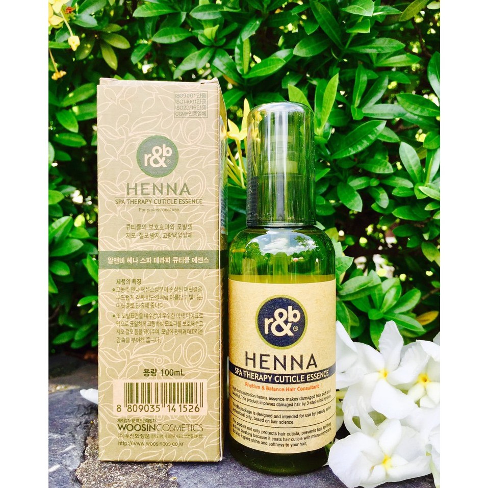 Dầu Dưỡng Bóng Tóc Thảo Dược R&B Henna 100ml