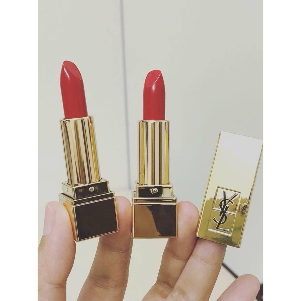 Son mini YSL Rouge Pur Couture 01 - Màu đỏ Tươi | BigBuy360 - bigbuy360.vn