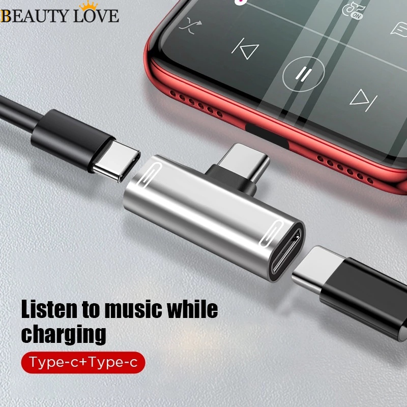 Đầu Chuyển Đổi Âm Thanh Type-C / 2 Trong 1 Chuyên Dụng Cho Huawei Mate / Dual