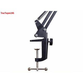 Chân micro kẹp bàn cho mic thu âm