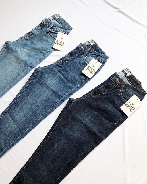 Quần skinny trơn lưng cao Z1975 (có size đại)