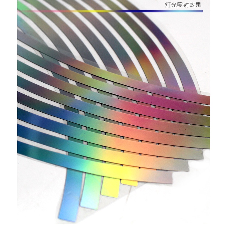 Miếng Dán Trang Trí Vành Bánh Xe Hơi / Xe Máy / Mũ Bảo Hiểm Chống Thấm Nước