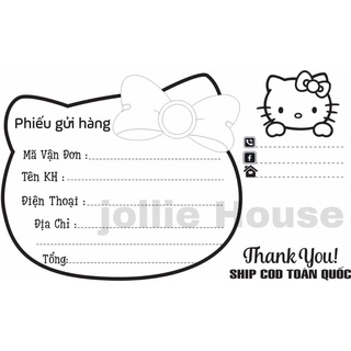 Phiếu Giao Hàng - Phiếu gửi hàng có keo dán
