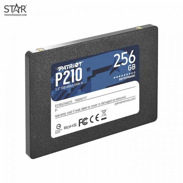 [Mã 255ELSALE giảm 7% đơn 300K] Ổ cứng SSD 256G Patriot P210GB Sata III 6Gb/s (P210S256G25) | WebRaoVat - webraovat.net.vn