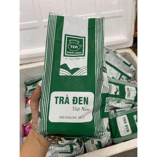 Trà Đen Phúc Long gói 200 gram - Date mới hàng cty Phúc Long - Dùng Pha trà Sữa rất ngon