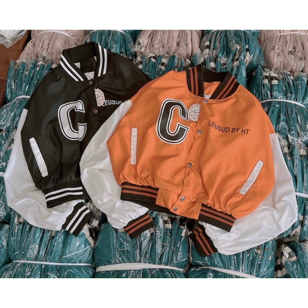 Áo Khoác Bomber Nữ Form Lửng Phối Màu In Chữ Cực Xinh Mẫu Mới Cực HOT  - ĐĂNG QUANG CLOTHER