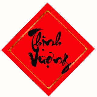 Giấy đỏ dán ngày Tết - giấy decan