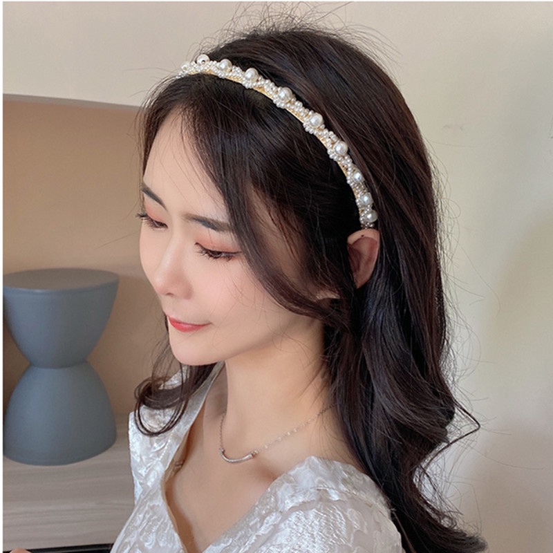 Cài Tóc Đính Ngọc Trai Phong Cách Retro Thời Trang Hàn Quốc Dễ Thương